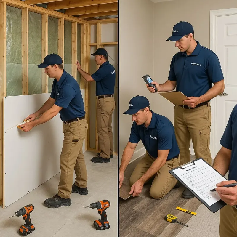 Repairs and Reconstruction process in Central City, KY